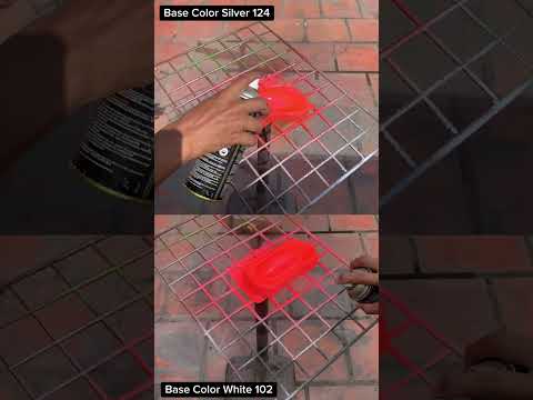 Neon Red Automotive Paint
