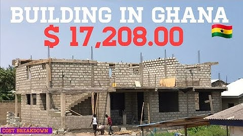 Building In Ghana 🇬🇭 | Cost Of Building 7 Bedrooms House In Ghana From Foundation 2 Storey Building