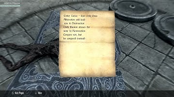 Enter Twice Exit Once Note (Labyrinthian) (Skyrim)