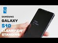 Чехол книжка для Samsung Galaxy S10. ClearView Standing.