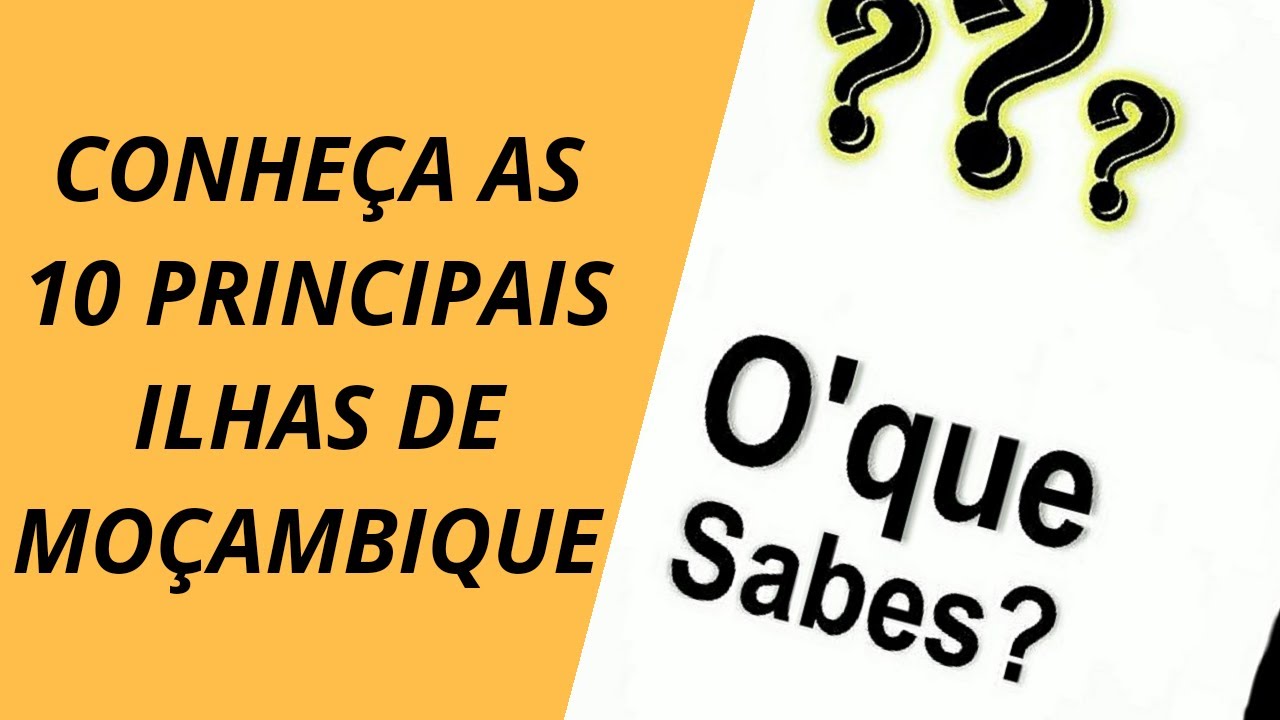 As 10 principais ILHAS DE MOÇAMBIQUE!!!