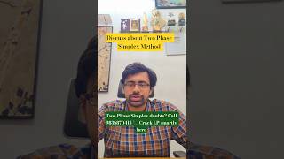 Two Phase Simplex Method Explained Fast | Linear Programming Trick #OperationsResearch #Maths