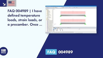 FAQ 004989 | I have defined temperature loads, strain loads, or a precamber. Once ...