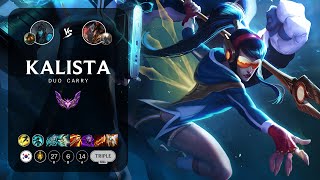 Kalista ADC vs Twisted Fate - KR Master Patch 14.4