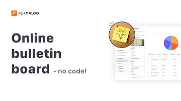 Create an online bulletin board app without code! 🔥