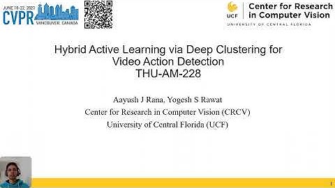 CVPR 2023 - Hybrid Active Learning via Deep Clustering for Video Action Detection