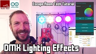 DMX Lighting Control with Arduino and Node-RED