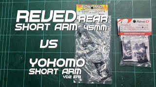 RCdrift Tipstrik : Review ReveD Rear Short Arm 45mm VS Yokomo Rear Short Arm YD2EXii