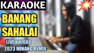 Banang Sahalai | KARAOKE Minang Remix Populer - Versi Live 2023