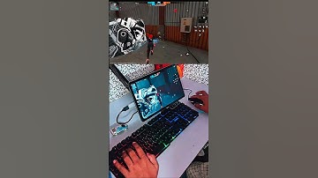 😂mobile gaming keyboard mouse pad #shorts #gaming #freefire #games #highlights