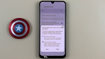 Assistant Menu, virtual Home button on Samsung M31 Android 12