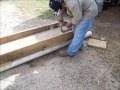 How we made feed troughs for our cattle