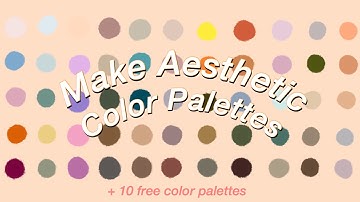 Procreate Tips: How To Make AESTHETIC Color Palettes For Digital Drawing + 10 FREE COLOR PALETTES