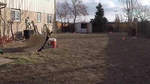 Traxxas Self Righting on the Rustler VXL and a jump of course