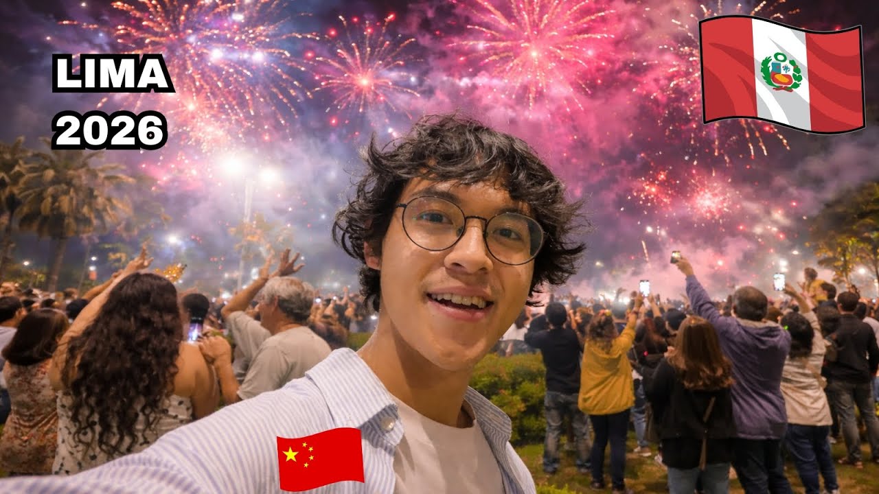 Soy Chino y Así Se Vive el Año Nuevo en Perú 🇵🇪🎆 (LIMA EXPLOTA)