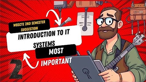 Wbscte Introduction to IT Systems Suggestion 2025|Diploma 2nd Sem. All Dept. Most Important|Part II