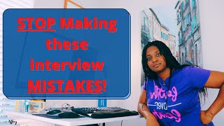 9 MISTAKES You are Making During your Software Engineering JOB INTERVIEW & How to AVOID them