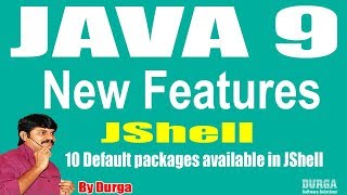 Java 9 New  Features || JShell | Session - 4 ||10 Default packages available in JShell by Durgasir