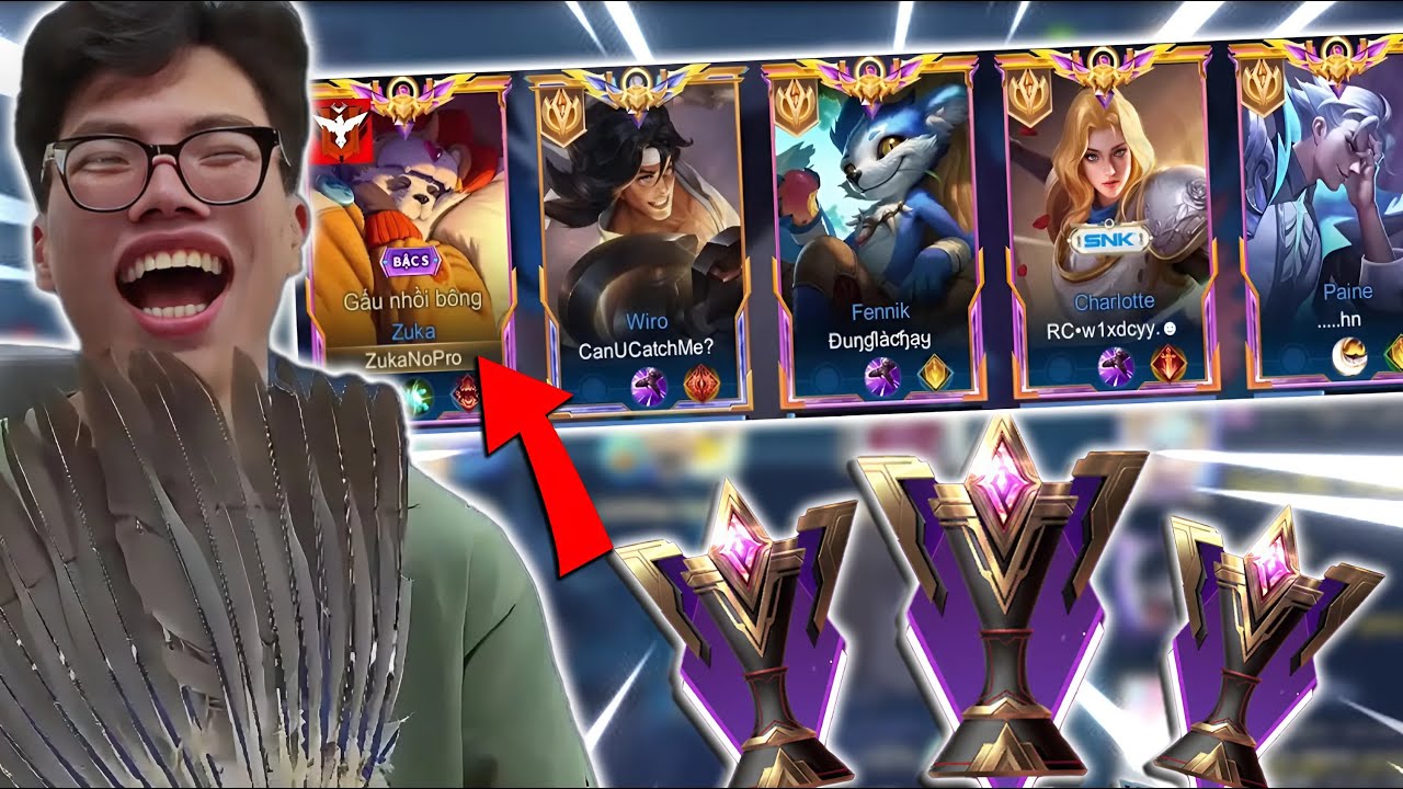 Gia Cát Bình Cùng Team 5 Cục Vàng Giành Cup Vinh Quang Lần 3 Cực Huỷ Diệt