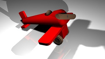 Maya 2014 tutorial : How to model a toy plane