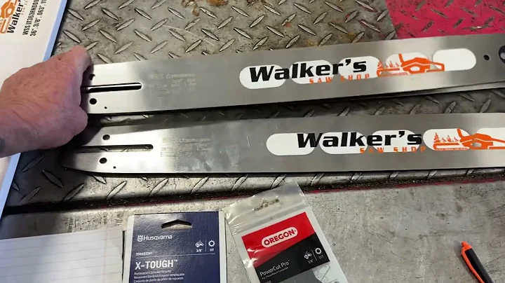 Donny walkers chainsaws showing new walkers brande...