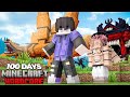 I Survived 100 Days as NARUTO &amp; GOJO SATORU in Minecraft Hardcore
