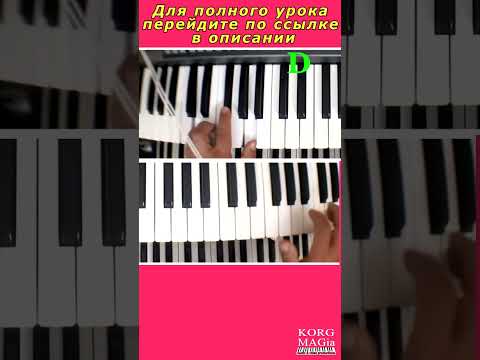 Катя Катерина А Державин ПРИПЕВ Разбор для синтезатора Dm 