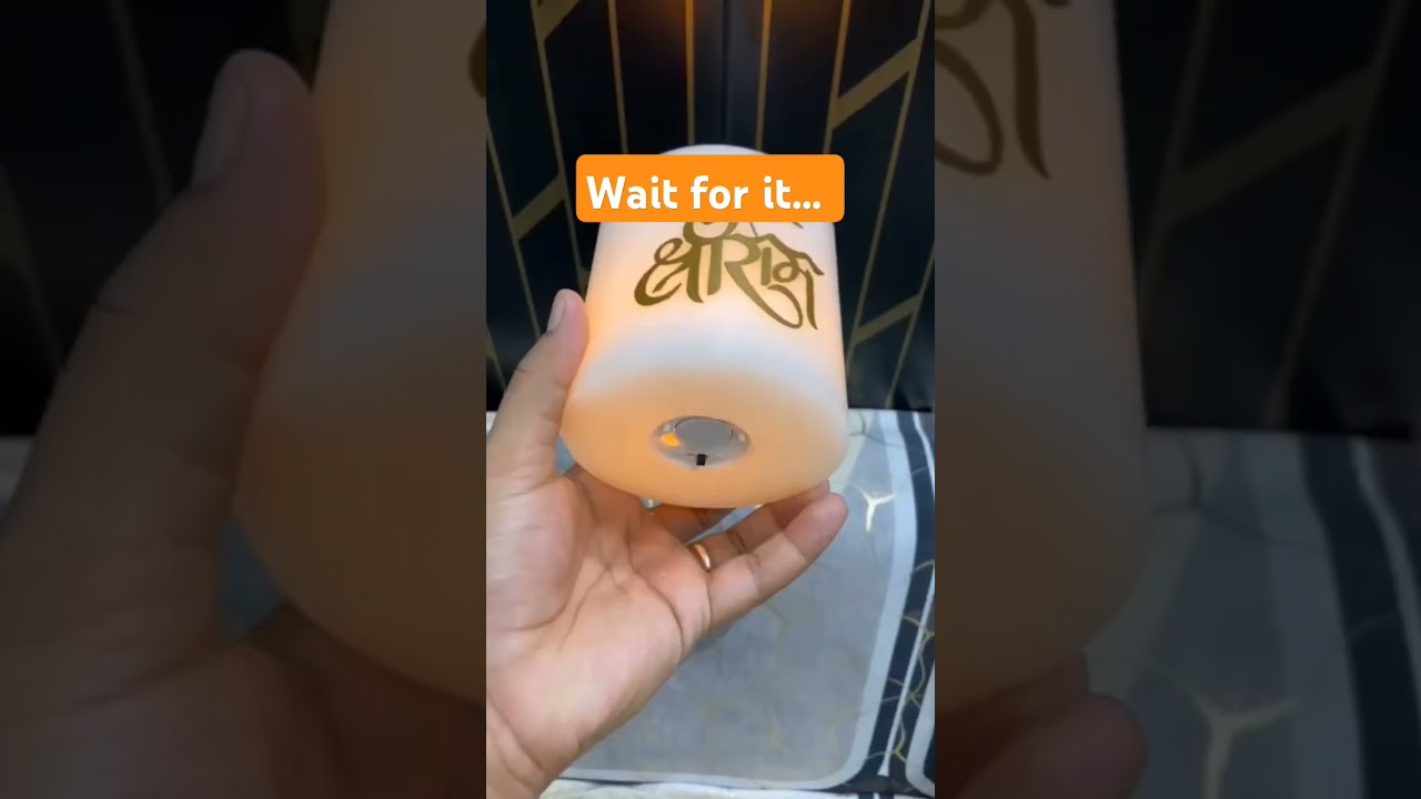 Hollow Wax Tlight Holder with Led inside Size 4*4 inch. All India.