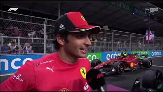 F1 Saudi Arabian GP Carlos Sainz Jedda quali interview 2022 Update