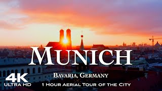 [4K] MUNICH  München 2024 | 1 Hour Drone Aerial Tour | Drohne Bavaria Bayern Germany Deutschland