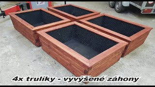 Vyvýšené záhony - truhlíky