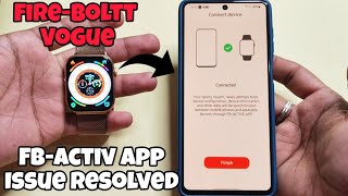 Fb-Active | Fire-boltt Vogue Issue resolved | Fb-Active app working fine | Fire-Boltt vogue screenshot 5