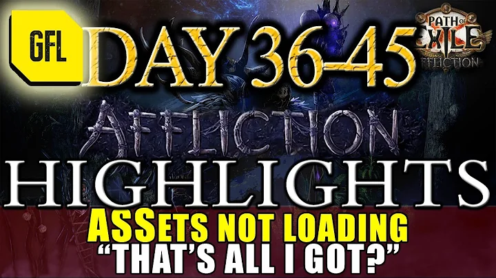 Path of Exile 3.23: AFFLICTION DAY # 36-45 ASSets NOT LOADING, "THAT'S ALL I GOT?" RIPS and more... - DayDayNews