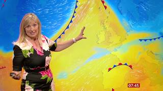 Carol Kirkwood - BBC Breakfast Weather 22/01/2020