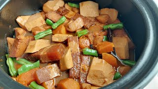 Don’t use dried tofu fried rice.Add 1 King Oyster Mushroom.