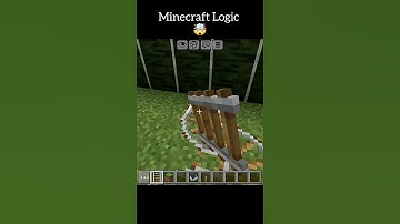 Minecraft logic 🤯#minecraft #viral