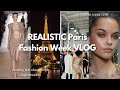 A realistic paris fashion week vlog  sharing the runway with supermodels chaotic backstage moments