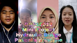 DBS10012 Mini Project, Hydraulic Bridge.. Pascal's Principle //group 3