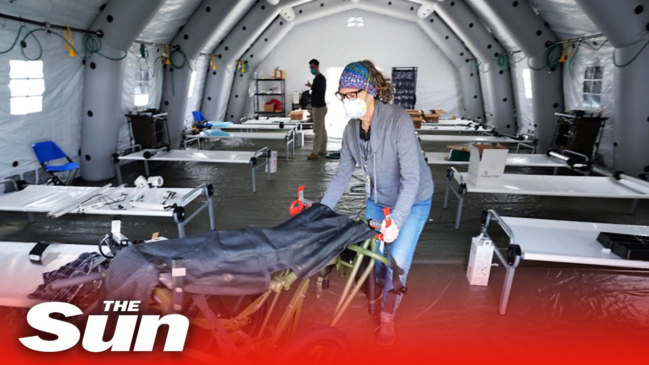 New York City field hospital built in Central Park to tackle surge in ...