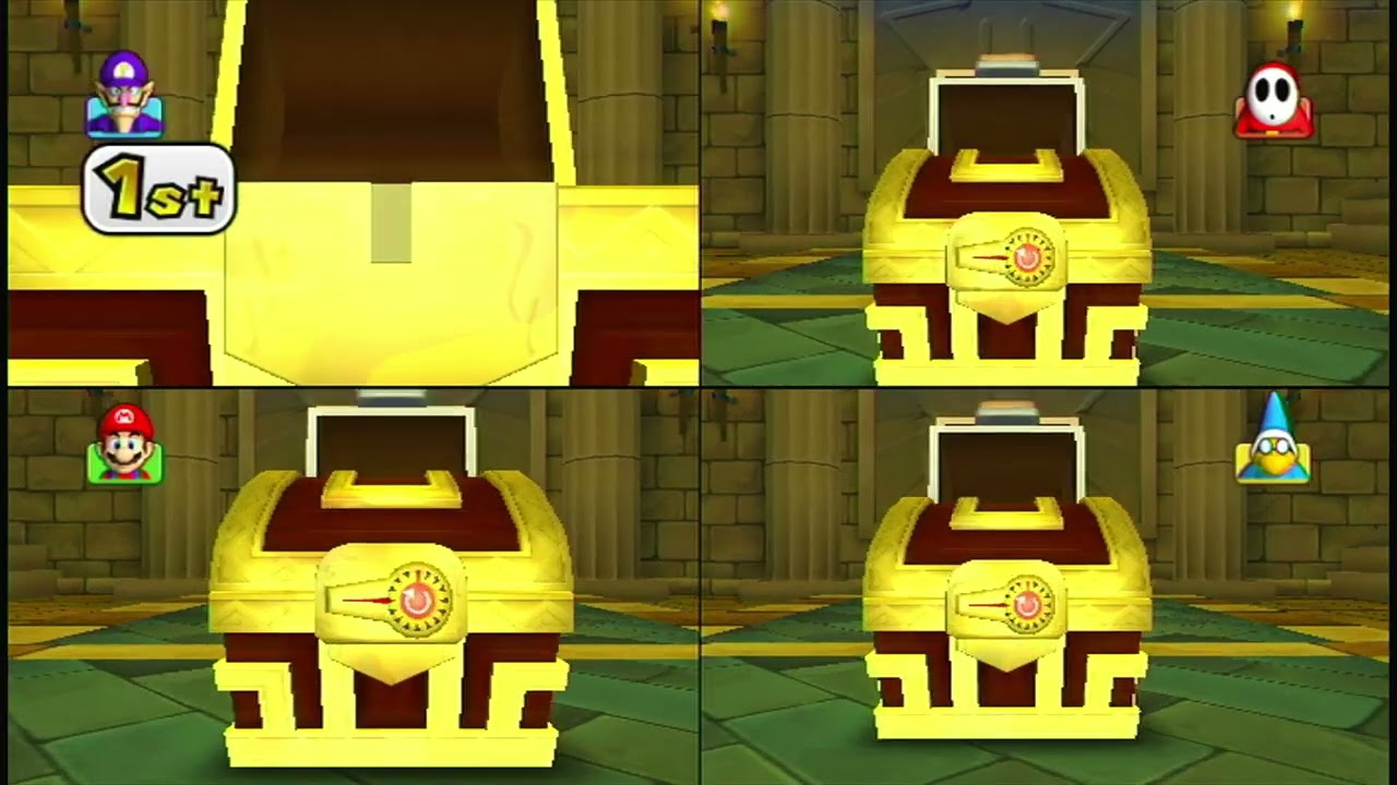 Mario Party 9 Solo Mode Bowser Station (Waluigi)