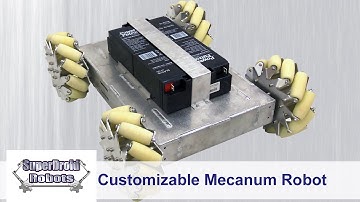 Robot Capable of 200kg-Payload!  Custom Mecanum Robot SuperDroid Robots