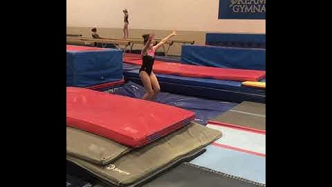 New Skill Alert  (Rudi) Level 10 Floor Skill Texas Dreams Gymnast Emily Galan