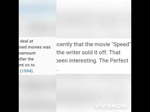 Jeff speakman  was supposed to star in speed