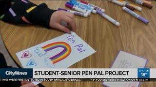 Student-Senior pen pal project is bridging the generations