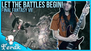 Video thumbnail of "FINAL FANTASY VII "Let the Battles Begin!" | Symphonic Metal Guitar Cover by Ferdk"