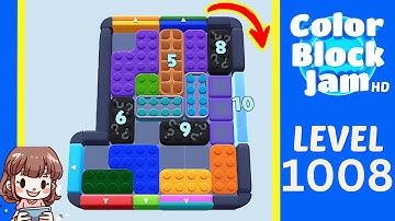 Color Block Jam Level 1008 Solution Walkthrough