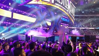 Brock lesnar and Undertaker wrestlemania 30 entrances ...crowd pop reaction 77,000 in attendance