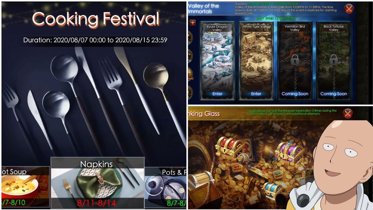 Legacy of discord Cooking festival + free💎💎 YouTube