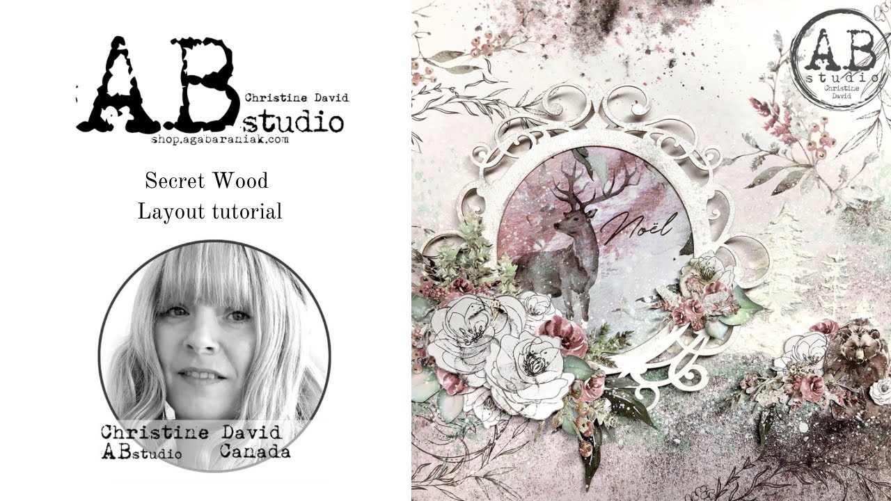 AB Studio Secret Wood collection layout tutorial - by Christine David ...