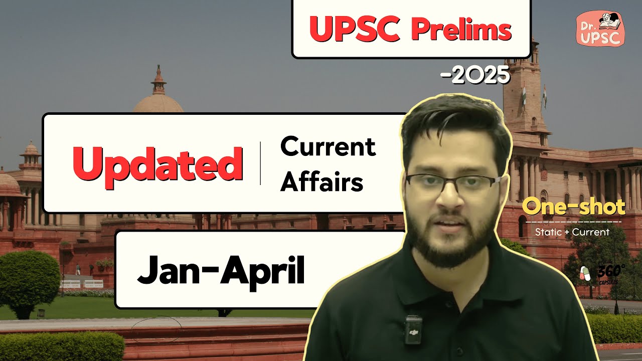 ⚡️(Jan-April) | Updated Current Affairs in a SMART way for UPSC Prelims ...